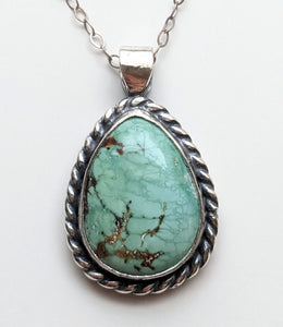 Sterling Silver Turquoise Necklace