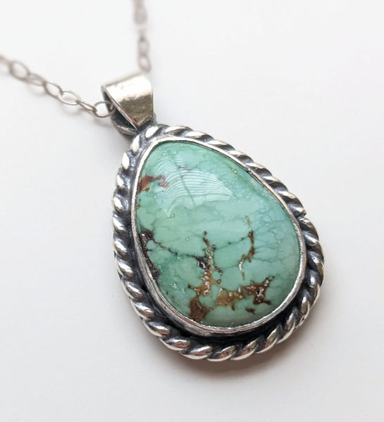Sterling Silver Turquoise Necklace
