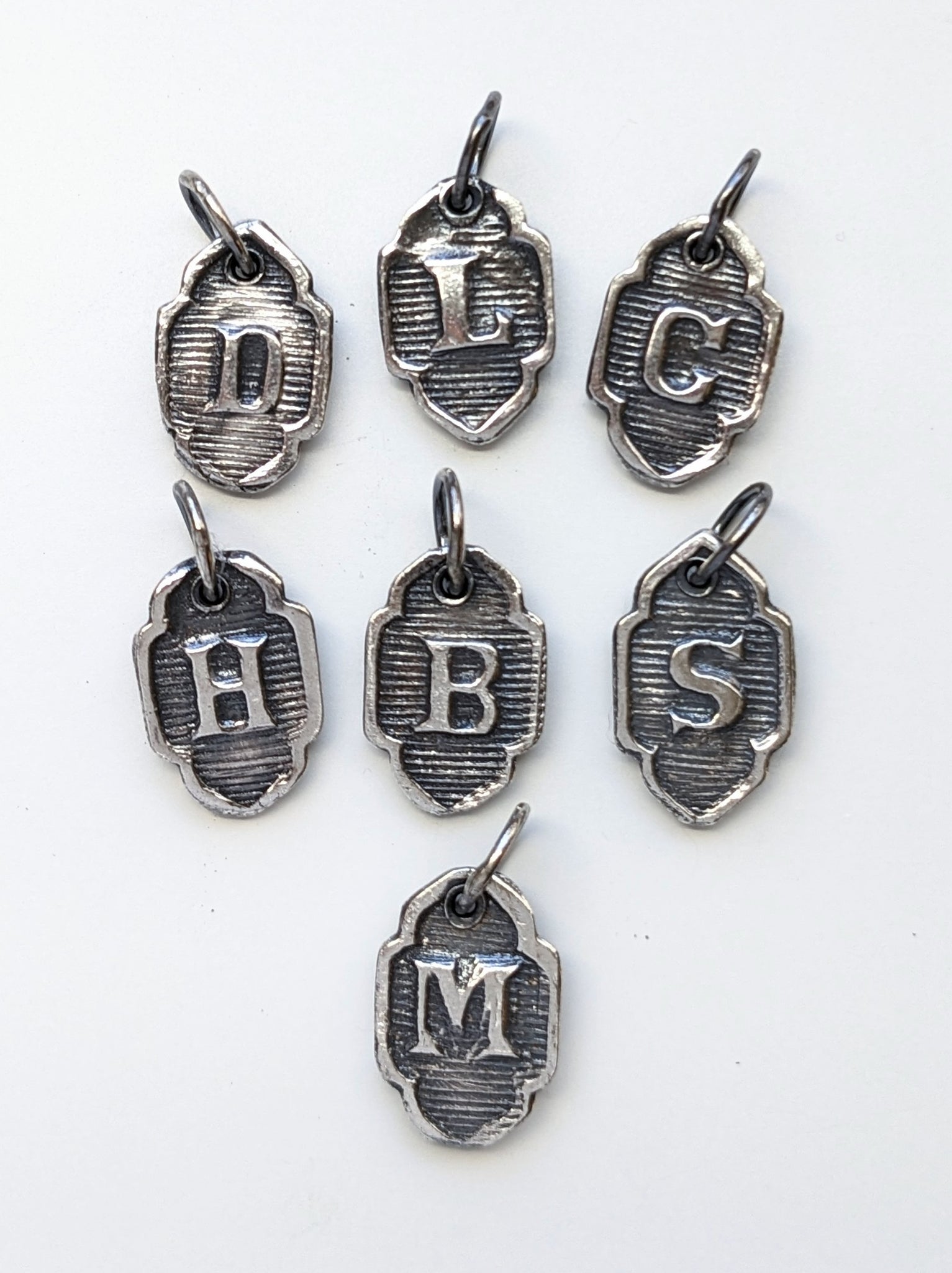 Alphabet Sterling Silver Letter Charms